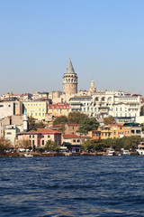 Fototapeta na wymiar The Galata Tower, Istanbul (Turkey)