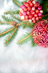 abete con palline Natalizie