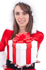 Sexy Woman with Santa Hat