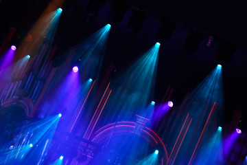stage lights in philharmonic hall
