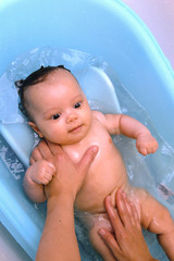 bébé bain