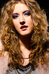 Fototapeta premium glam rock woman