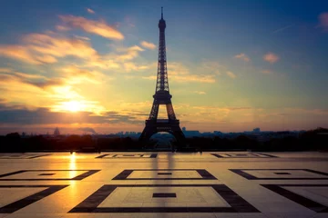 Foto op Aluminium Tour Eiffel Parijs Frankrijk © Beboy