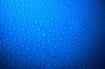 blue water drops