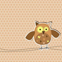 Template greeting card, vector