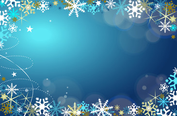 Paysage d'hiver et fond de carte de Noel