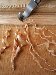 wood shavings