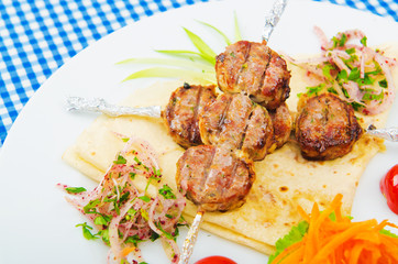 Meat balls served in the plate