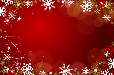 Paysage d'hiver et fond de carte de Noel