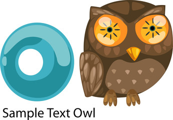 ALPHABET LETTER O-Owl