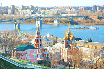 Stroganov Church in Nizhny Novgorod in Russia