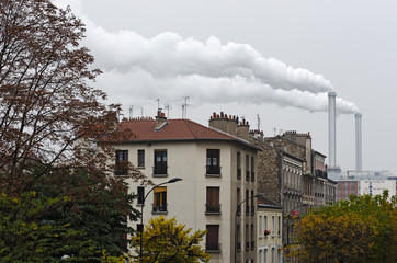 banlieue parisienne, pollution urbaine