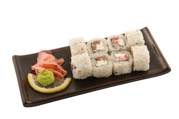 Maki Sushi - Roll. isolated on white background