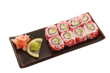 Maki Sushi - Roll. isolated on white background