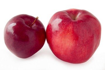 two red apples