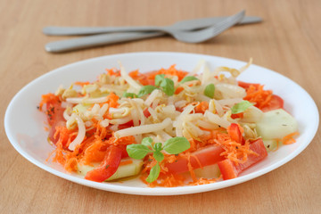 Salad with bean sprouts