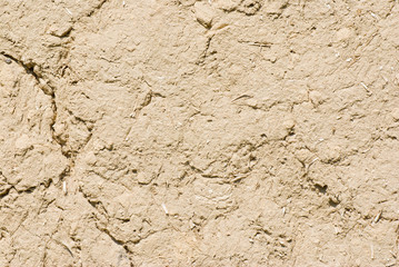 Natural background - wall of an ancient Ukranian hut.