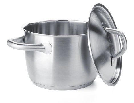 Stainless steel pot with cover