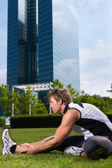 Fototapeta premium Sport und Fitness in der Stadt