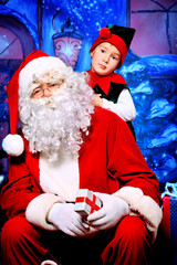 elf and santa