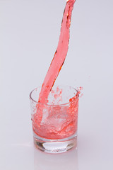 Red cocktail