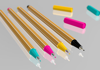 CMYK Fine Liners2