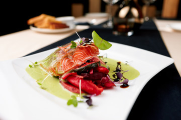 Smoked trout