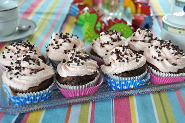 Cup Cakes mit Sahne