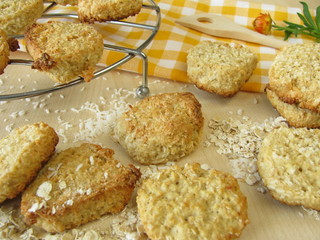 Kokos-Haferlockenkekse