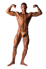 Obraz premium bodybuilder flexing