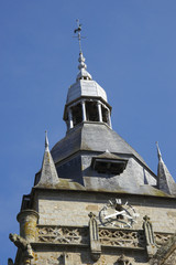 Fototapeta na wymiar église de villedieu les pêoles en normandie