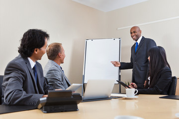 Fototapeta premium Business team in presentation