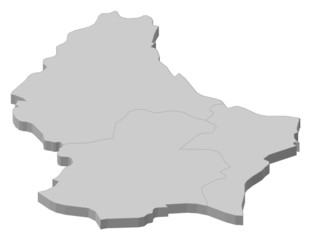 Map of Luxembourg