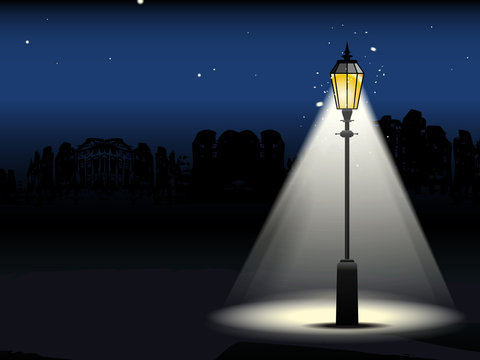 city street lights wallpaper