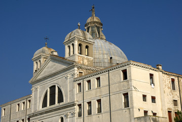 Fototapeta na wymiar Church Santa Maria della Salute, Venice, Veneto, Italy..