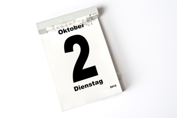 2. Oktober 2012