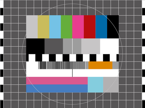 TV Testbild Empfangsst&ouml;rungen 1
