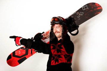Snowboard Fahrer
