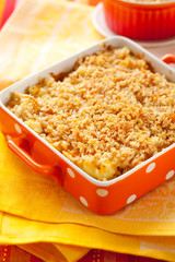 Baked macaroni and cheese