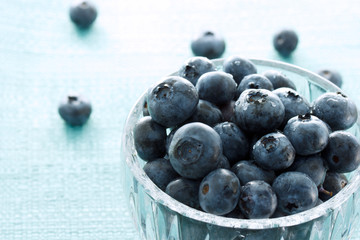 Fresh blueberries