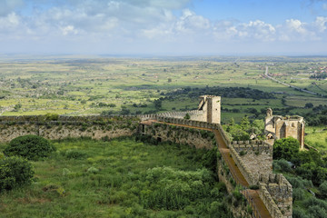 Fototapeta na wymiar widok z zamku Trujillo (Extremadura, Hiszpania)