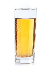 glass of fresh apple juice