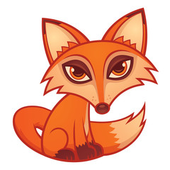Cartoon Red Fox