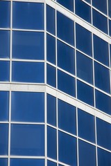 Blue reflective Windows