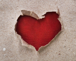 Naklejka na ściany i meble paper heart