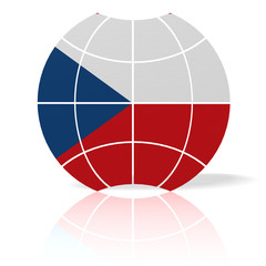 Obraz premium GLOBO REPUBBLICA CECA