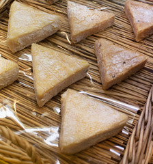 portions de fromage fermier