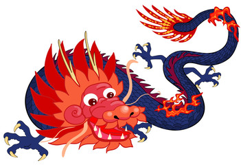 Chinese dragon. Symbol of the 2012 year