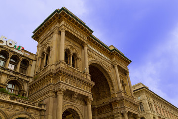 Fototapeta na wymiar Milano Galleria Vittorio Emanuele II