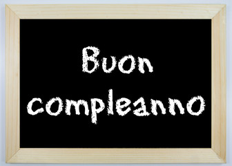 Schild - Buon compleano